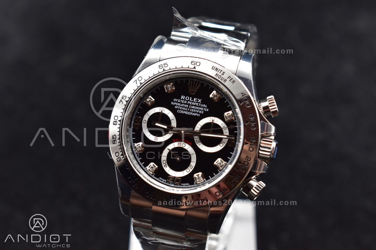 Daytona 116509 BTF 1:1 Best Edition 904L SS Case And Bracelet Black Dial SA4130